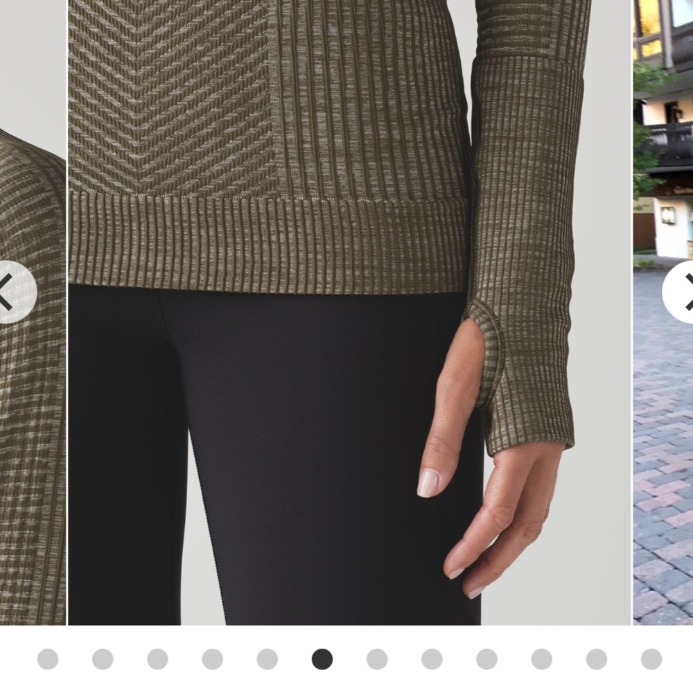 Lululemon Rest Less Pullover Heathered Military Green Women’s Size 2 - Picture 13 of 13